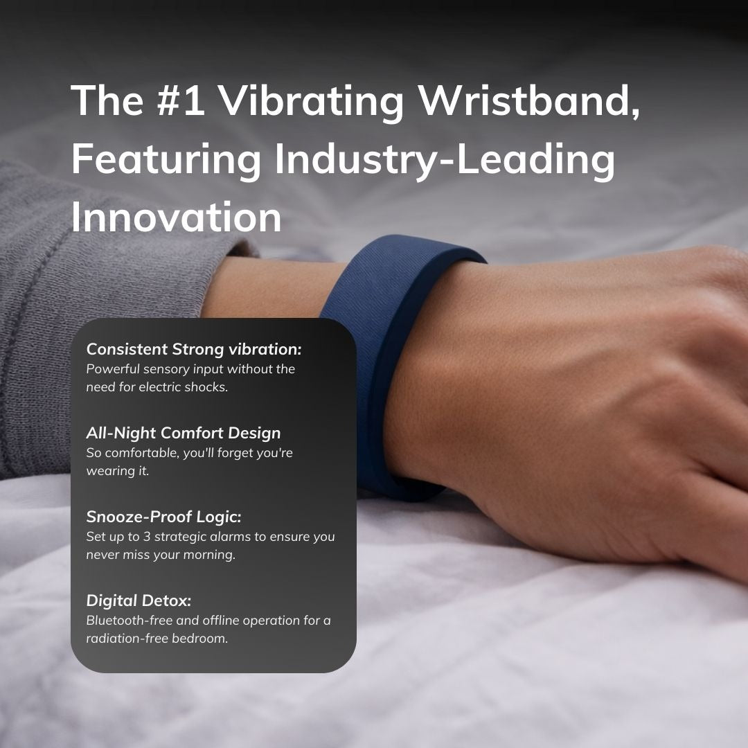 Vibrating Alarm Bracelet — Blue