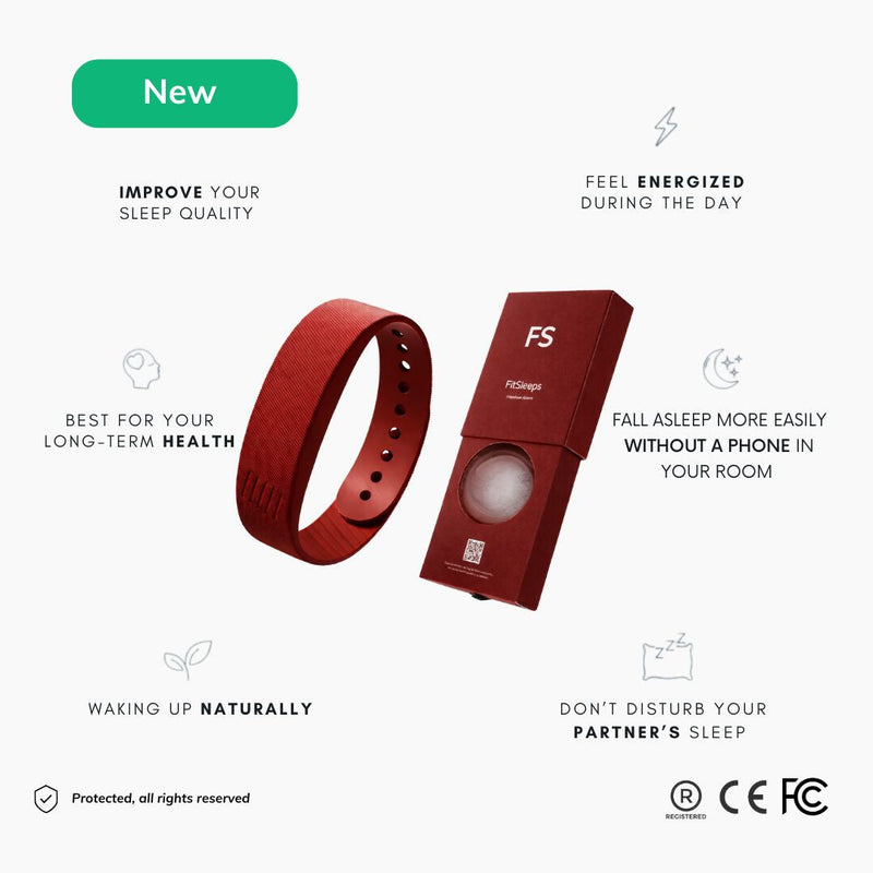 Vibrating Alarm Bracelet Pro — Red